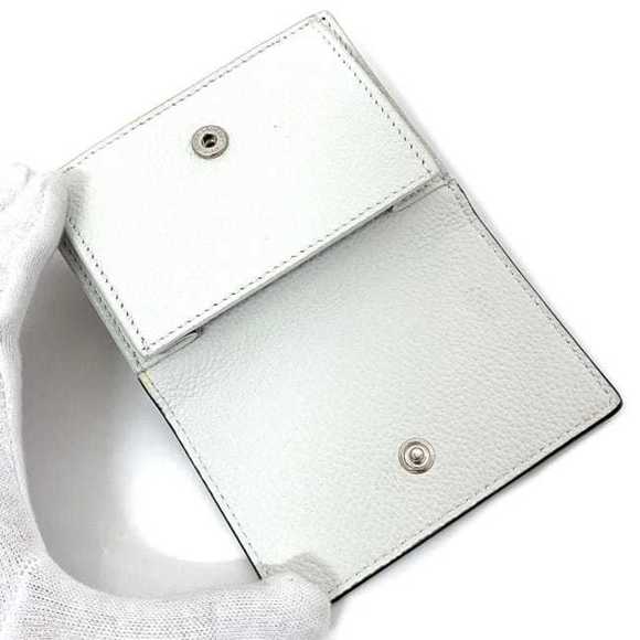 Saint Laurent Trifold Wallet Black White Bicolor 459784 Leather SAINT LAURENT... - Picture 6 of 10